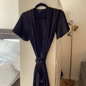 Ann Taylor black wrap dress